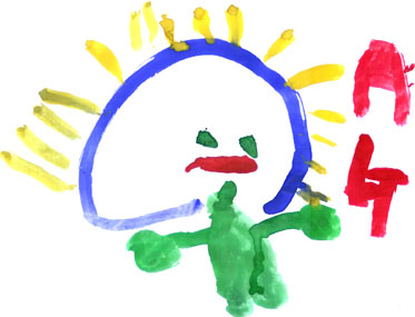 Anna disegnata da Luca!!
